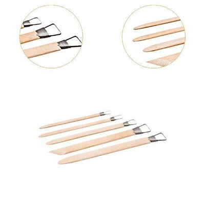 5Pcs Carving Tools Clay Modelling Shaping Knives Kit for
