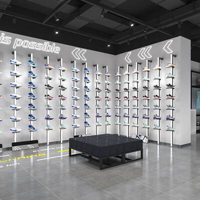 商场鞋店鞋架展示架店铺用商上墙托无品牌/鞋架鞋列架男陈女服装