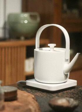 小提新壶款18386烧电水静音家热用小型不锈钢一体自动断电泡茶快
