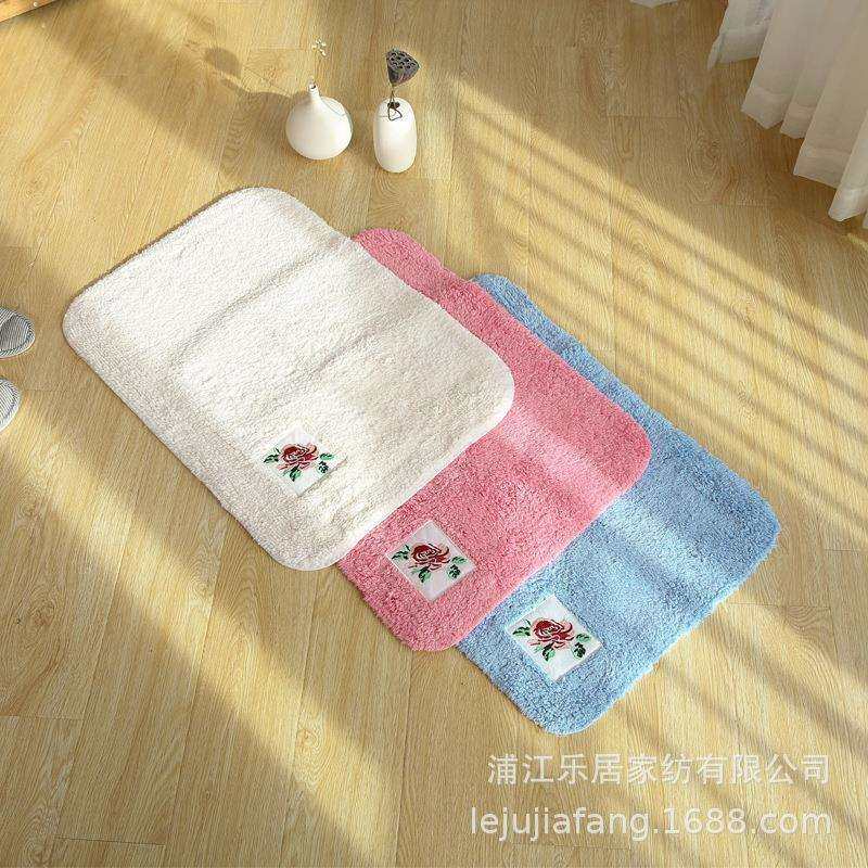 棉制地垫贴布绣花浴室垫卫生间脚垫卧室长条地板垫床前垫,鲜花速递/花卉仿真/绿植园艺,割草机/草坪机,淘宝优惠券,粉丝福利购,淘宝优惠卷