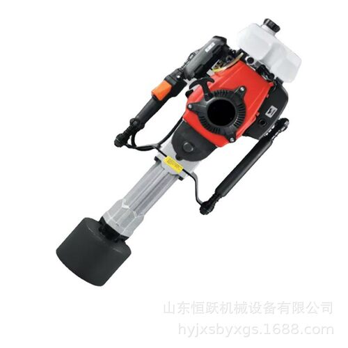 供应手持式打桩机 四冲程防汛植桩机 大功率护栏打桩机
