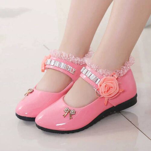 Girls leather shoes princess shoes 2024 new childrens sing