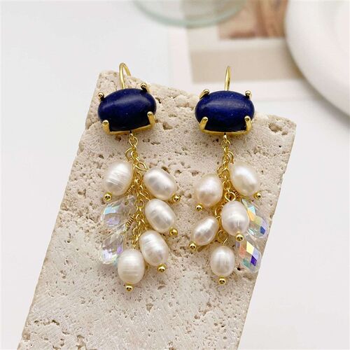 Vintage Baroque Super Fairy Freshwater Pearl Tassel Long Ear