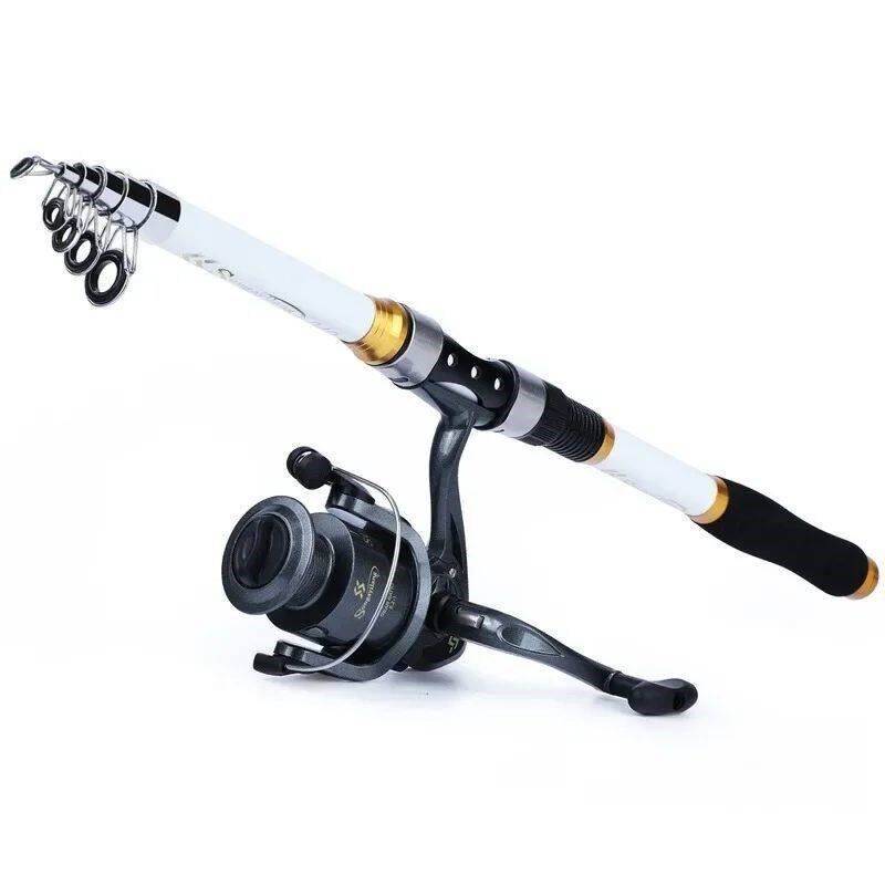 Sougayilang Telescopic Fishing Rod Bag Full Set 1.8M-3.3M Ac