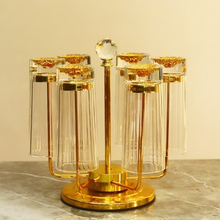 家用高档水晶玻璃耐热水杯金山冰山底玻璃杯啤酒杯饮料杯绿茶杯