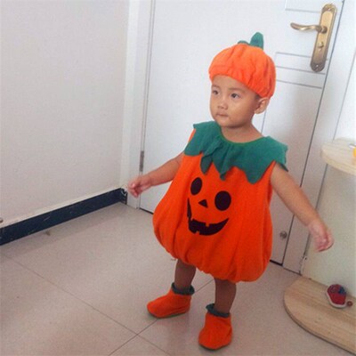 Halloween Costumes Toddler Baby Pumpkin Costume Childern Cut