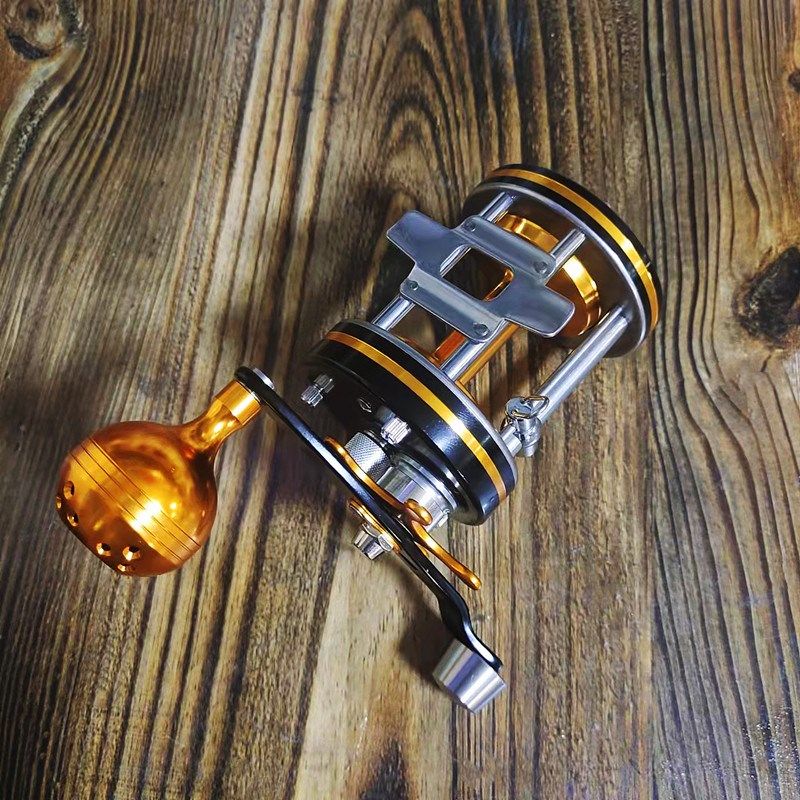 明洋小可视锚鱼轮MY7000全金属鼓轮锚鱼专用轮超顺滑防炸线黑金版,户外/登山/野营/旅行用品,鱼线轮,淘宝优惠券,粉丝福利购,淘宝优惠卷