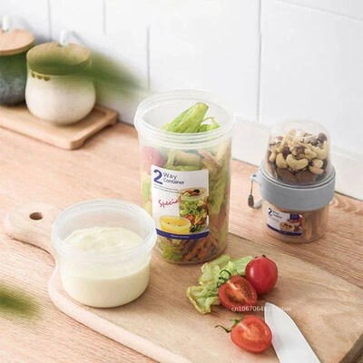 Breakfast On The Go Cups, Salad Cup To Go, Take And Go Yogur
