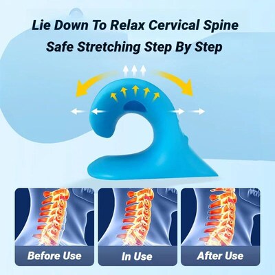 C-Type Neck Shoulder Relaxer Cervical Spine Stretch Muscle R