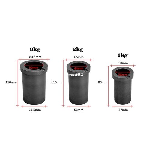 High-Purity Melting 1Kg Graphite Crucible Good Heat Transfer