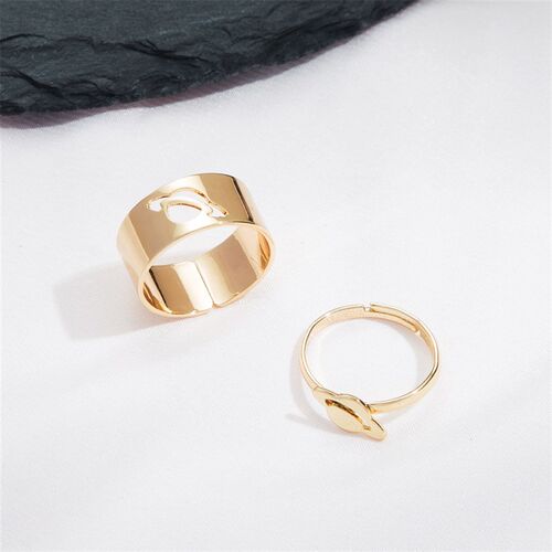 LATS Silver Color Punk Spaceship Planet Rings for Women Men
