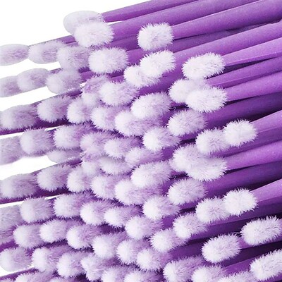 100pcs/Bag Disposable Makeup Brush For Eyelash Extension Bru