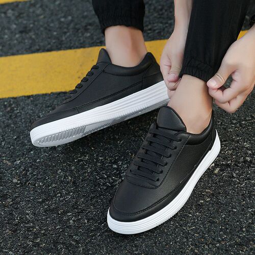 White All-Match Mens Soft-Soled Comfortable Casual White Sh