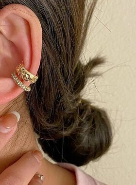 Fashion Zircon Double-layer Ear Cuff No Piercing Earring 202