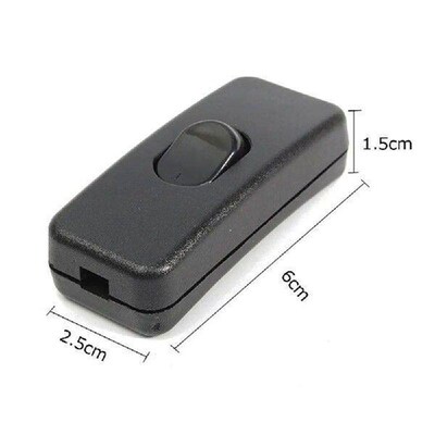 Black Table Lamp Desk Light Switches Accessories Cord Cable