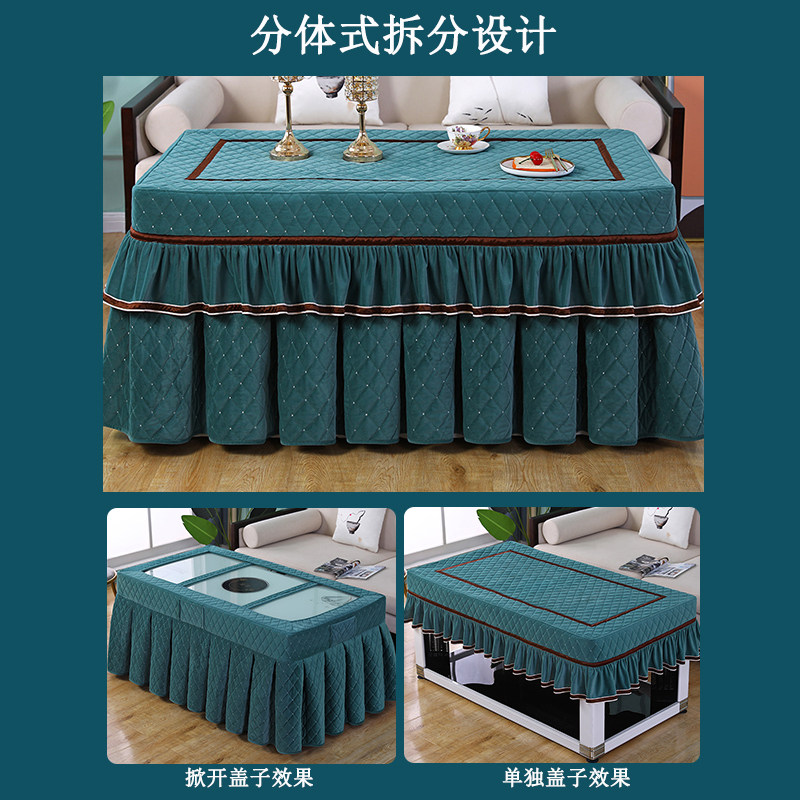 长方形加厚电炉罩烤火桌子罩新款茶几桌布罩电暖炉冬季火罩,居家布艺,烤火罩,淘宝优惠券,粉丝福利购,淘宝优惠卷