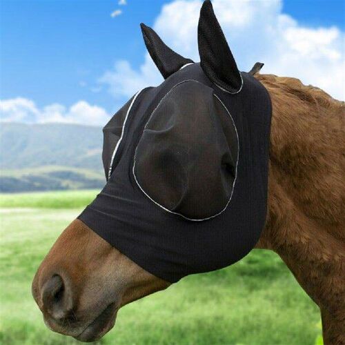 Anti Mosquito Mask Ear Protection Horse Face Mask