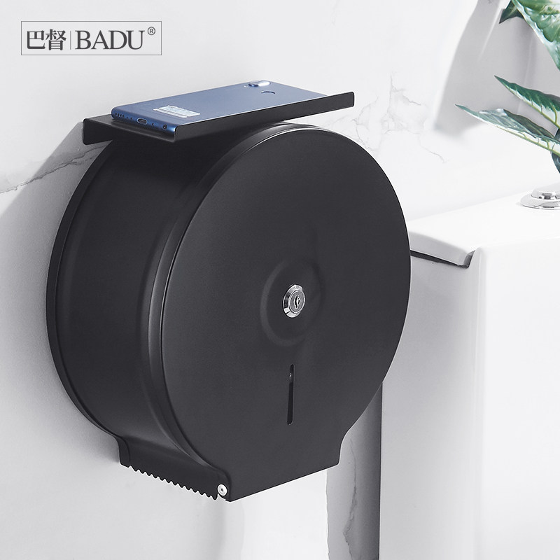 不锈钢纸盒防水酒店公共卫生间厕所壁挂式大盘纸巾厕纸架定制,家装主材,卷纸器/纸巾架,淘宝优惠券,粉丝福利购,淘宝优惠卷