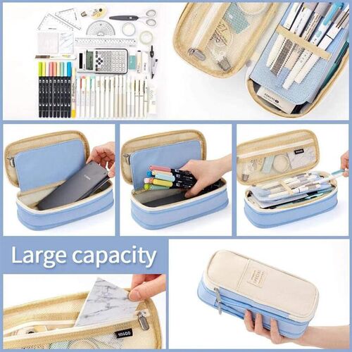 Kawaii Pencil Case Cute Pencil Bag Large Capacity Washable