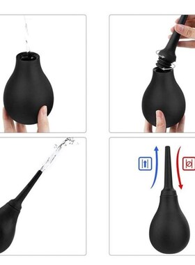 Enema Bulb Syringe Feminine Cleaning Washing Silicone Enema