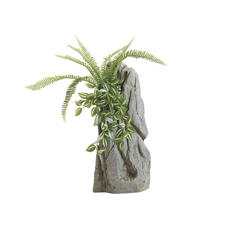 仿真石头假树样板房售楼处景观装饰造景假山迎客松石抱松庭院摆件,家居饰品,装饰摆件,淘宝优惠券,粉丝福利购,淘宝优惠卷