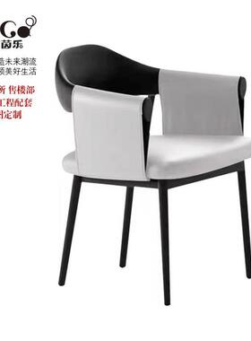 楼四北欧约轻奢现代售90284处简会客小圆桌谈判一桌椅接待洽谈桌