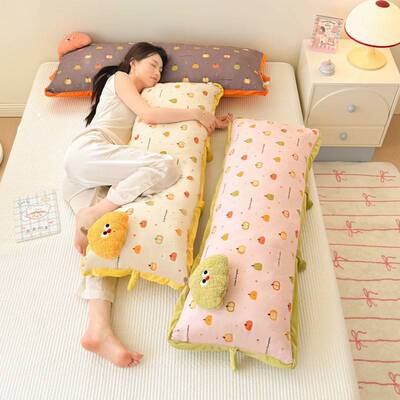 ns风床头靠垫上靠枕护腰宿舍GHW床大靠长背软包睡觉抱枕条枕i可拆