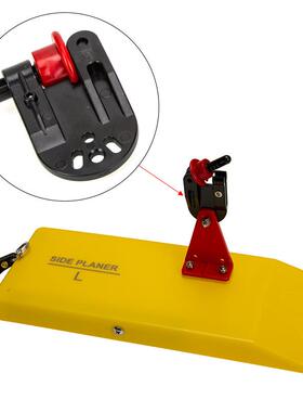 跨境红黑色刨床板释放夹船钓拖钓钓鱼内嵌侧夹扣钓具钓夹现货