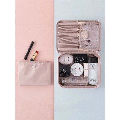 Ladies Portable High Appearance Index Cosmetic Bag Large-cap