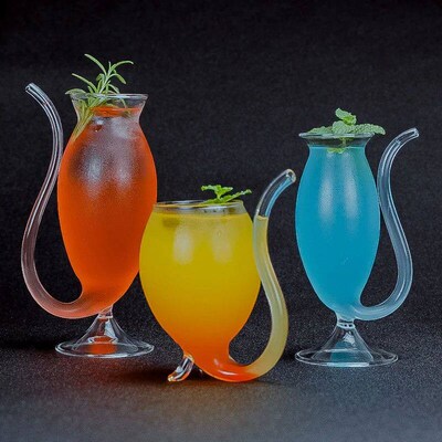 Transparent Creative Wine Glass Cup Cocktail Glass Cup with