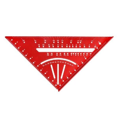 7Inch Measurement Tool Ruler Carpentery Square Angled