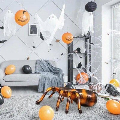 Halloween Spider Toy Balloons Standing Inflatable Props