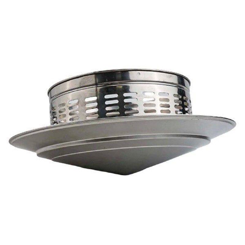 250mm Stainless Steel Chimney Cap Exterior Wall Air Outlet