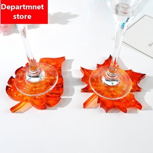 5pc Leaf Coaster Mold DIY Handmade Crystal Epoxy Mold Silico