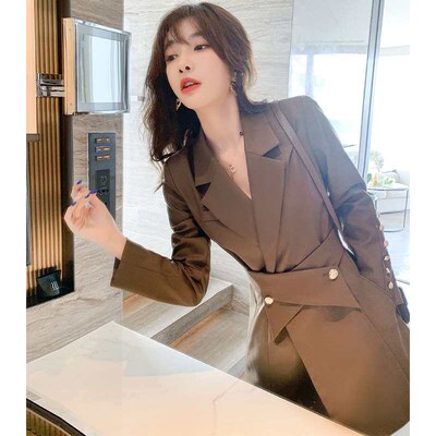 2164 Large Size Womens lothing Egant Slim-Fit Belly-overing