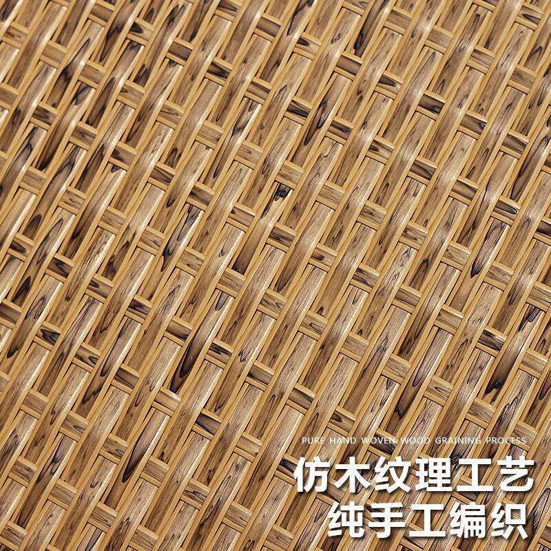 爆款腾椅子靠背椅家用桌椅户外藤椅露天外摆编腾餐桌椅组合防水