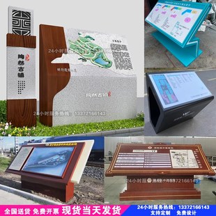 企业工厂导览图工业园区导视台商场写字楼导向指示牌医院楼层索引