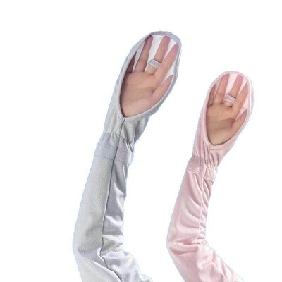 Summer UV Protection Ice Silk Arm Sleeves for Men and Women,