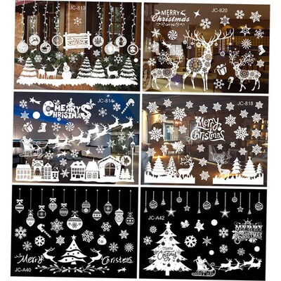 Christmas Window Sticker Merry Christmas Decorations For Hom