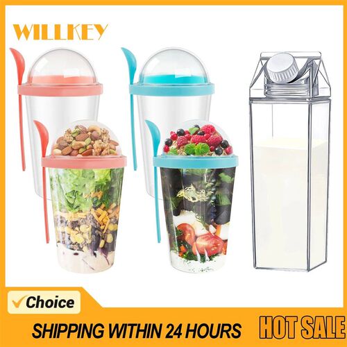 Yogurt Oatmeal Container Overnight Oats Container With Lid A