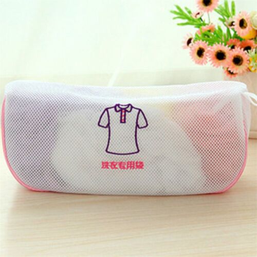 Machine wash net bag Bra Thickening Double net embroidered F