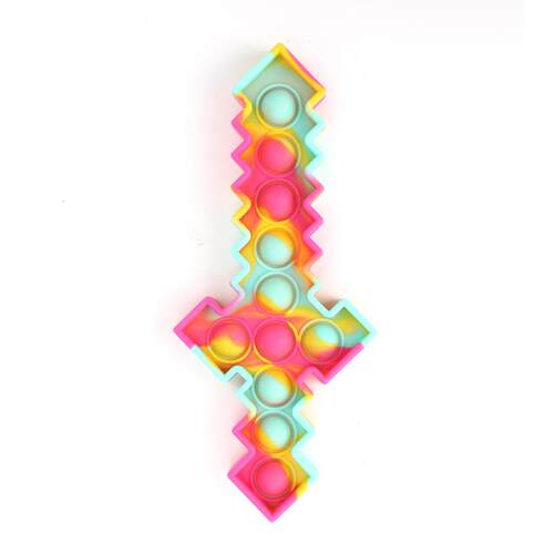 New Sword Pop Fidget Toys It Push Bubble Puzzle Simple Dimpl