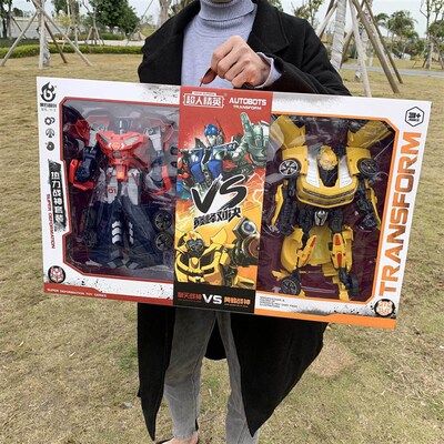 Large Autobots Optmus Wasp Ares Deformaton Toy Robot Boy Mod