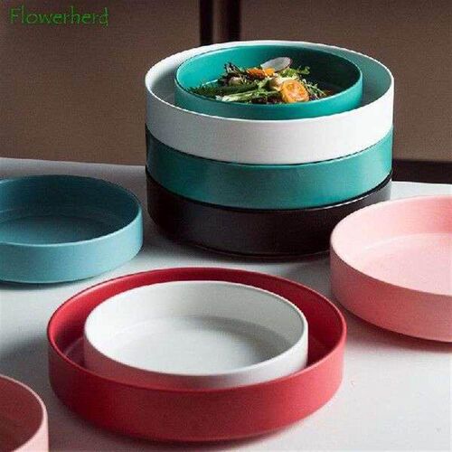 86inch Western Dinner Plates Large Salad Ceramic Plate