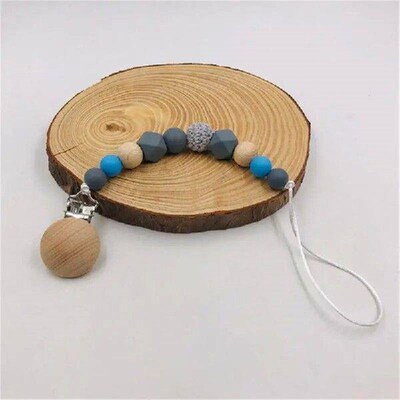 Soother Holder Food-grade Silicone Pacifier Clips Chains