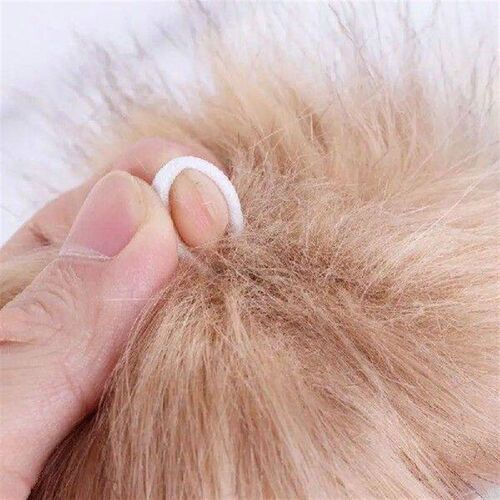 XXFA 14pcs 10cm Faux Artificial Fur Pom Pom Ball with
