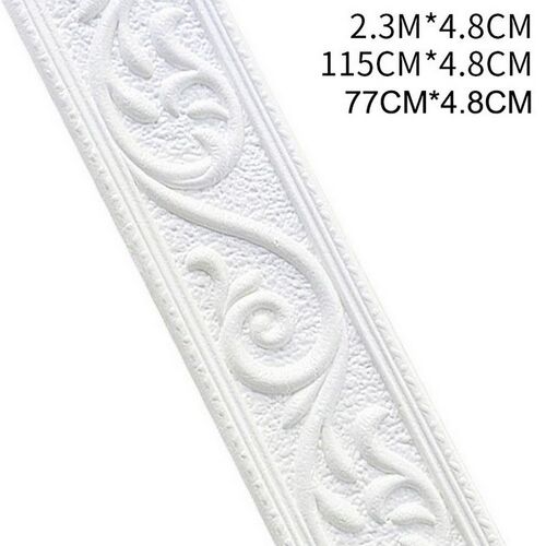 3d Foam Wall Stickers Self Adhesive Waterproof Baseboard Wal