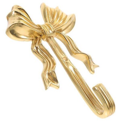Wall Hooks for Hanging Coat Brass Bow Clothes Racks