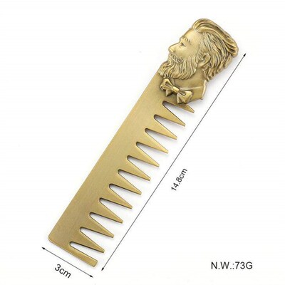 Mens aircraft head styling comb elderly head large teeth ha