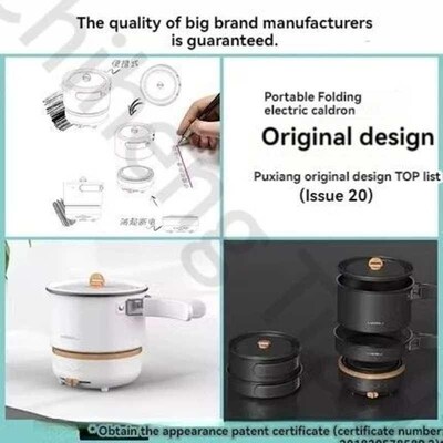 Portable Small Folding Pot Multifunctional Steaming,